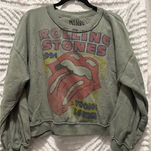 The Rolling Stones Vintage Graphic Sweater - Olive